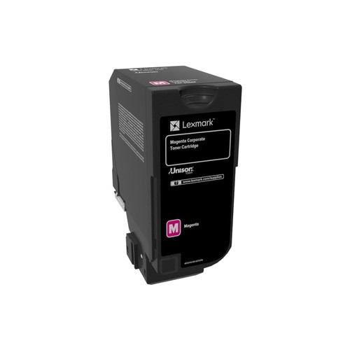 Image of Lexmark 74C20ME bíborvörös (magenta) eredeti toner HU ID 65699