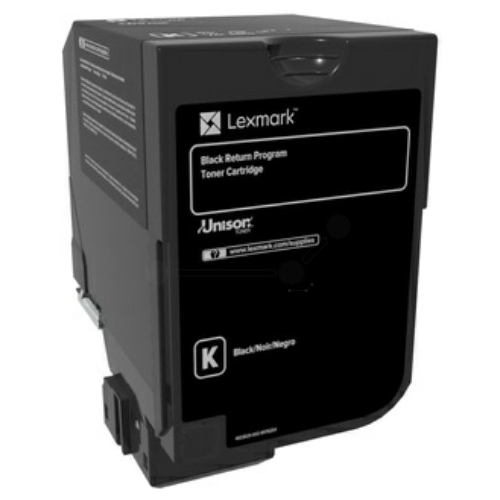 Image of Lexmark 74C2SKE negru (black) toner original RO ID 65706