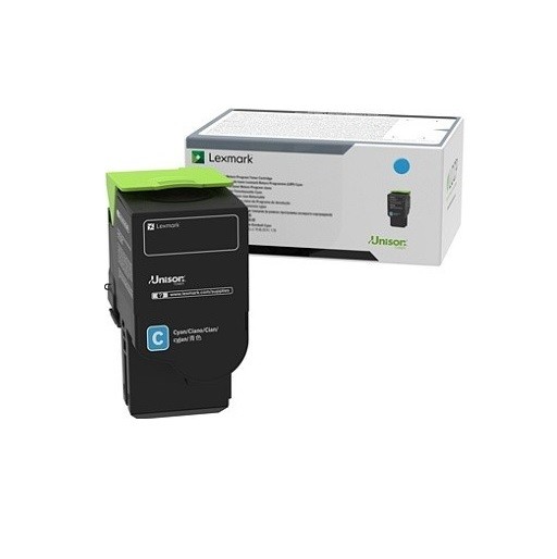 Image of Lexmark 78C0X20 cián (cyan) eredeti toner HU ID 65716