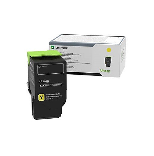 Image of Lexmark 78C0X40 galben (yellow) toner original RO ID 65718