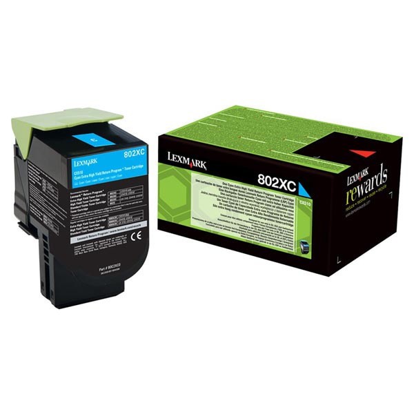 Image of Lexmark 80C2XC0 azurový (cyan) originální toner CZ ID 15558