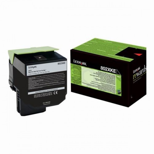 Image of Lexmark 80C2XKE fekete (black) eredeti toner HU ID 337955