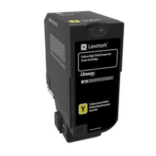 Image of Lexmark 84C2HYE sárga (yellow) eredeti toner HU ID 327340