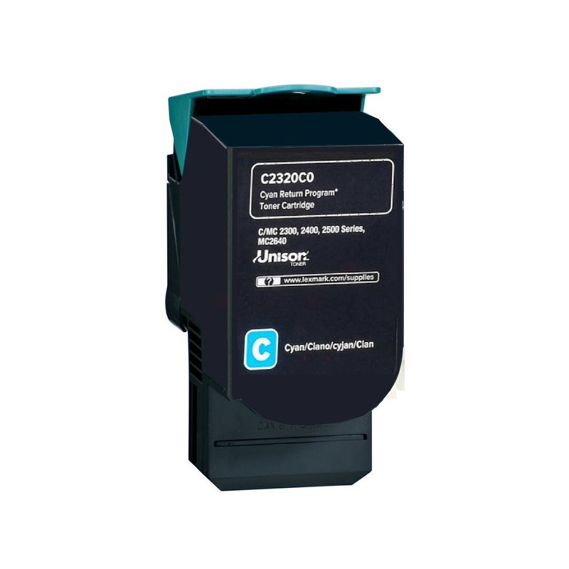 Image of Lexmark C230H20 azuriu (cyan) toner original RO ID 327729