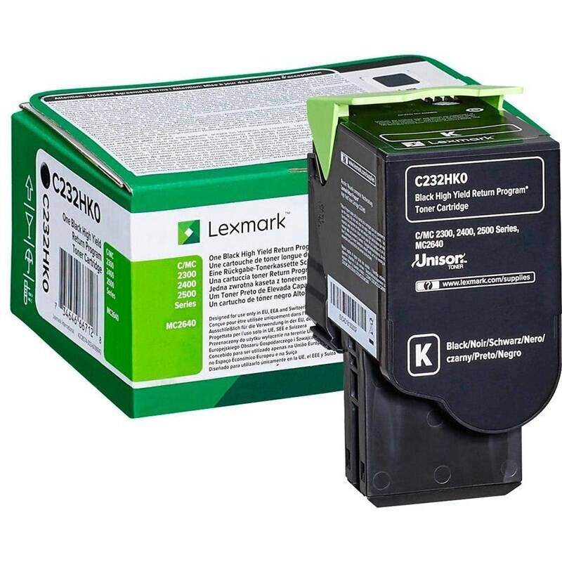 Image of Lexmark C232HK0 fekete (black) eredeti toner HU ID 64814