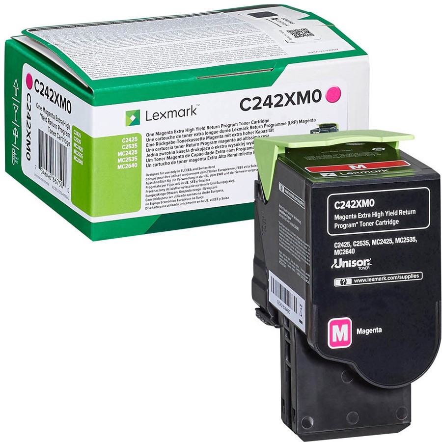 Image of Lexmark C242XM0 purpurový (magenta) originální toner CZ ID 318226