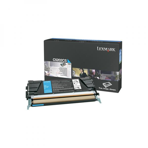 Image of Lexmark C5202CS cyan 1500 str C530 originálny toner SK ID 15532