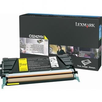 Image of Lexmark C5242YH galben (yellow) toner original RO ID 966