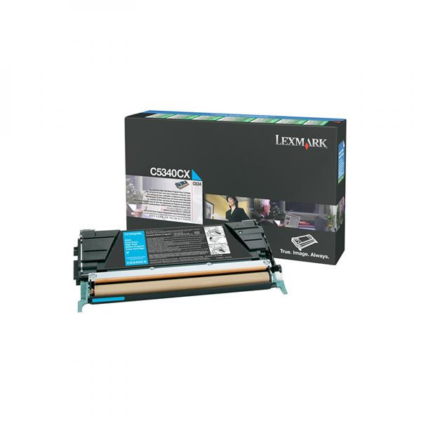 Image of Lexmark C5340CX azurový (cyan) originální toner CZ ID 15539