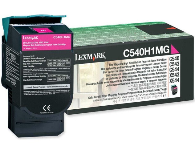 Image of Lexmark C540H1MG purpuriu (magenta) toner original RO ID 2304