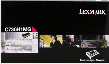 Image of Lexmark C736H1MG purpurový (magenta) originální toner CZ ID 3060