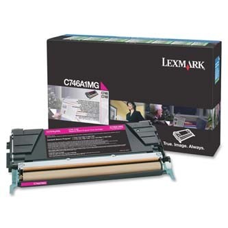 Image of Lexmark C746A1MG bíborvörös (magenta) eredeti toner HU ID 5631