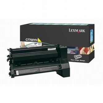 Image of Lexmark C7700YH žlutý (yellow) originální toner CZ ID 989