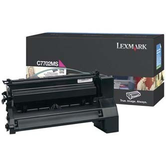 Image of Lexmark C7702MS purpurowy (magenta) toner oryginalny PL ID 3751