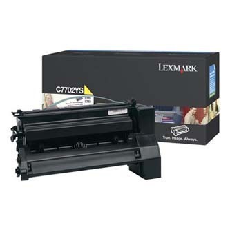 Image of Lexmark C7702YS galben (yellow) toner original RO ID 3749