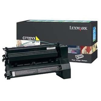 Image of Lexmark C7722YX sárga (yellow) eredeti toner HU ID 3746