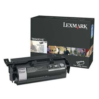 Image of Lexmark T654X31E černá (black) originální toner CZ ID 7165