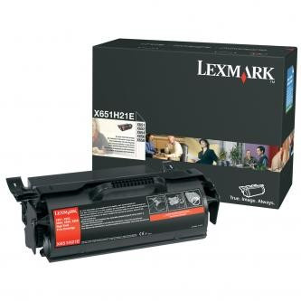 Image of Lexmark X651H21E fekete (black) eredeti toner HU ID 3731