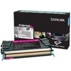 Image of Lexmark X748H1MG purpuriu (magenta) toner original RO ID 5652