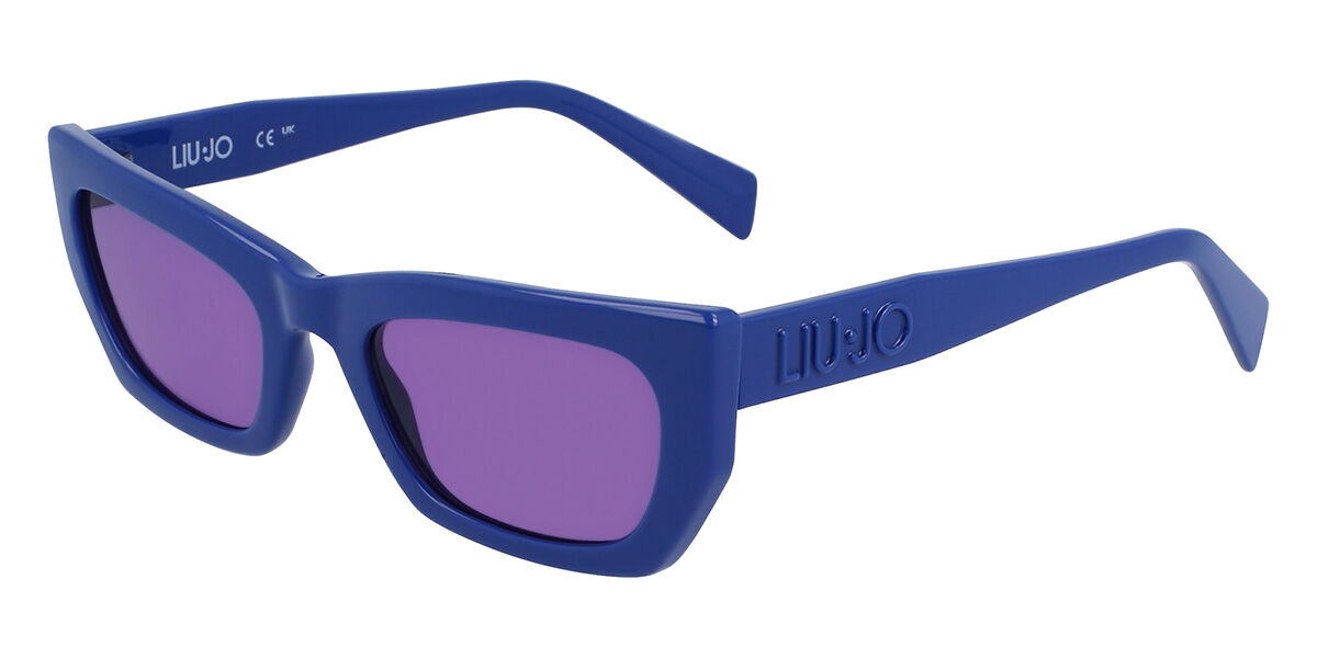 Image of Liu Jo LJ790S 400 52 Lunettes De Soleil Femme Bleues FR