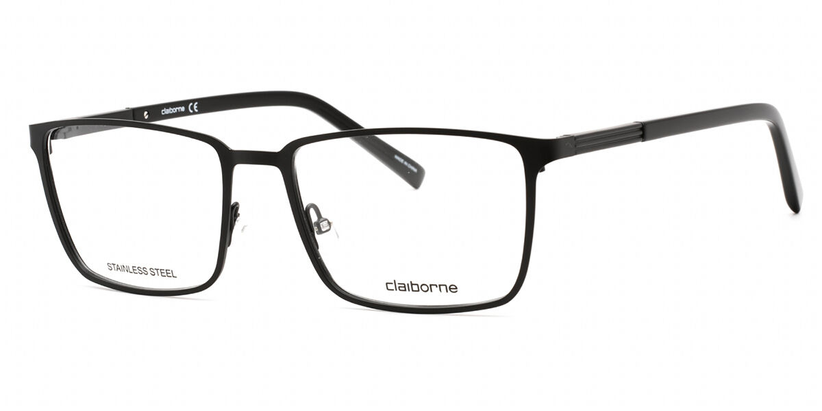 Image of Liz Claiborne CB 265 0003 Óculos de Grau Pretos Masculino BRLPT