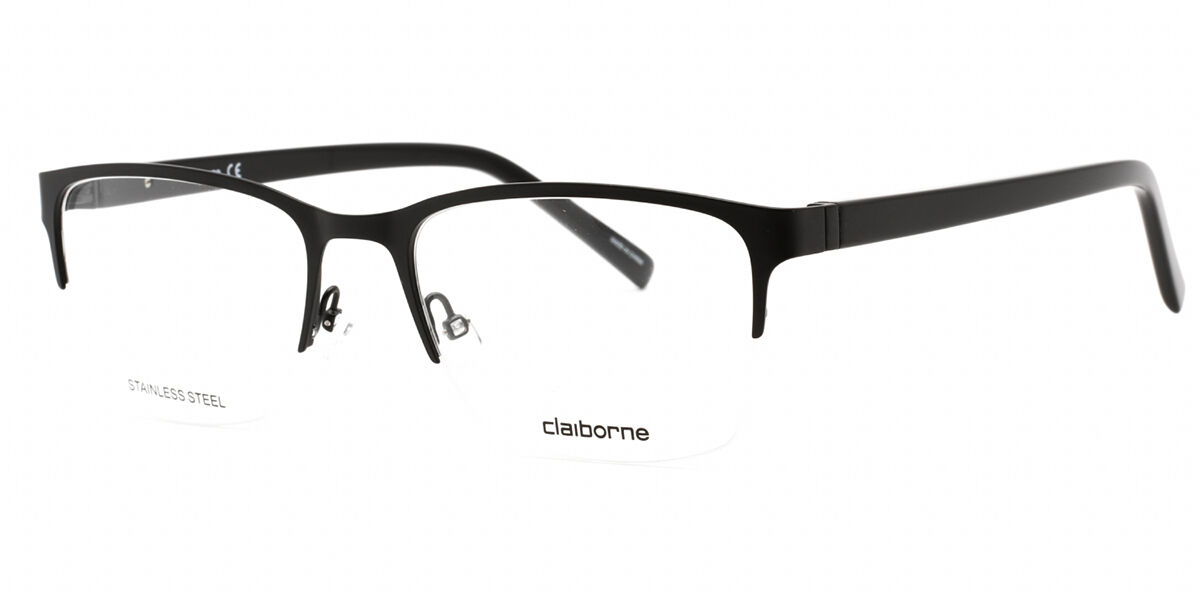 Image of Liz Claiborne CB 266 0003 55 Czarne Męskie Okulary Korekcyjne PL