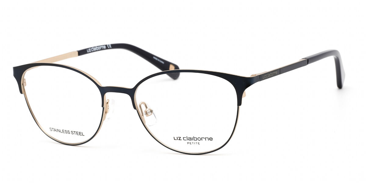 Image of Liz Claiborne L 445 0E8W 50 Niebieskie Damskie Okulary Korekcyjne PL