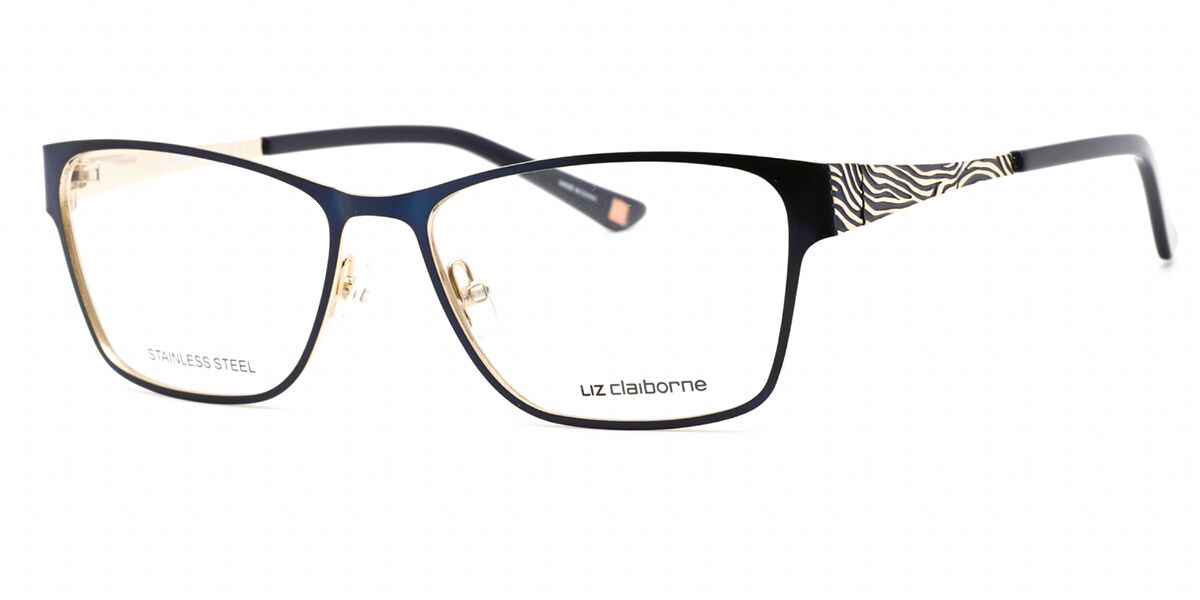 Image of Liz Claiborne L 665 0E8W 54 Niebieskie Damskie Okulary Korekcyjne PL