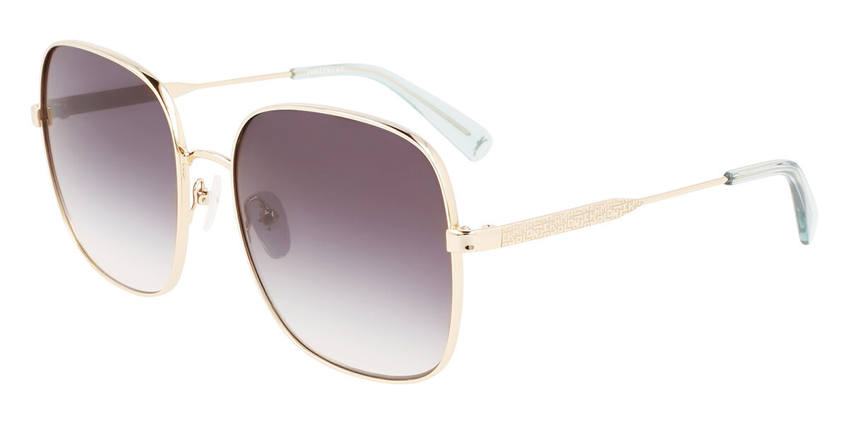 Image of Longchamp LO159S 705 59 Lunettes De Soleil Homme Dorées FR