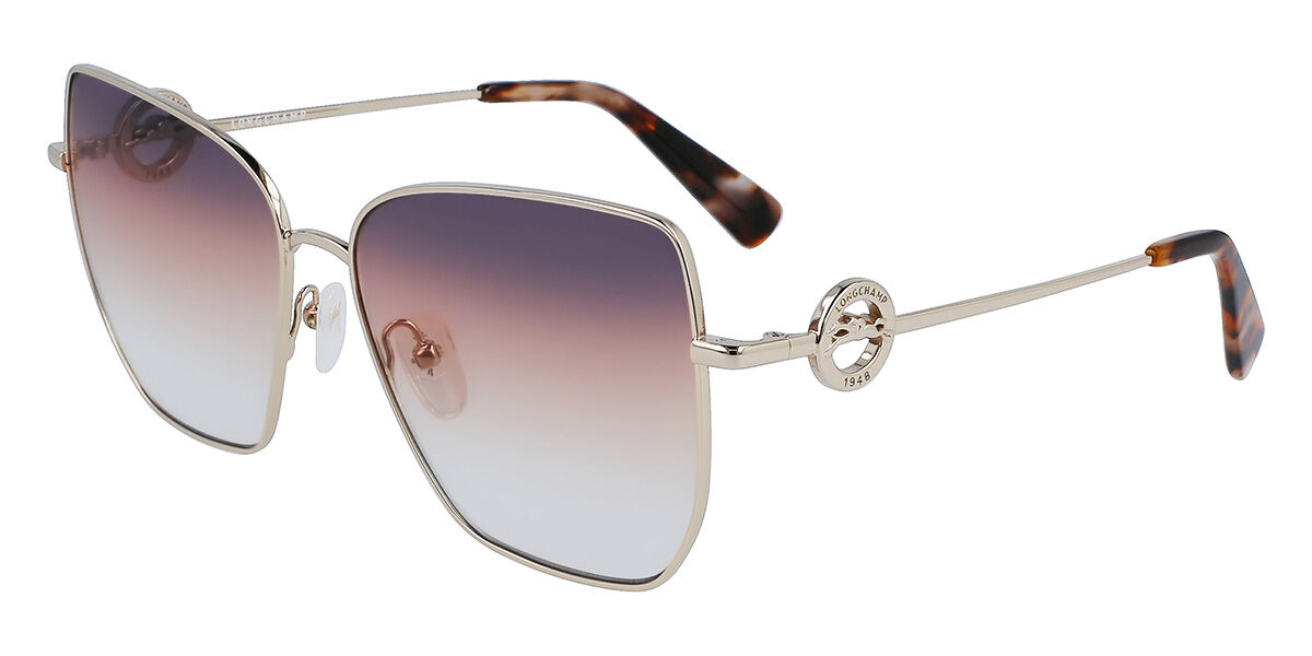 Image of Longchamp LO169S 726 58 Lunettes De Soleil Femme Dorées FR