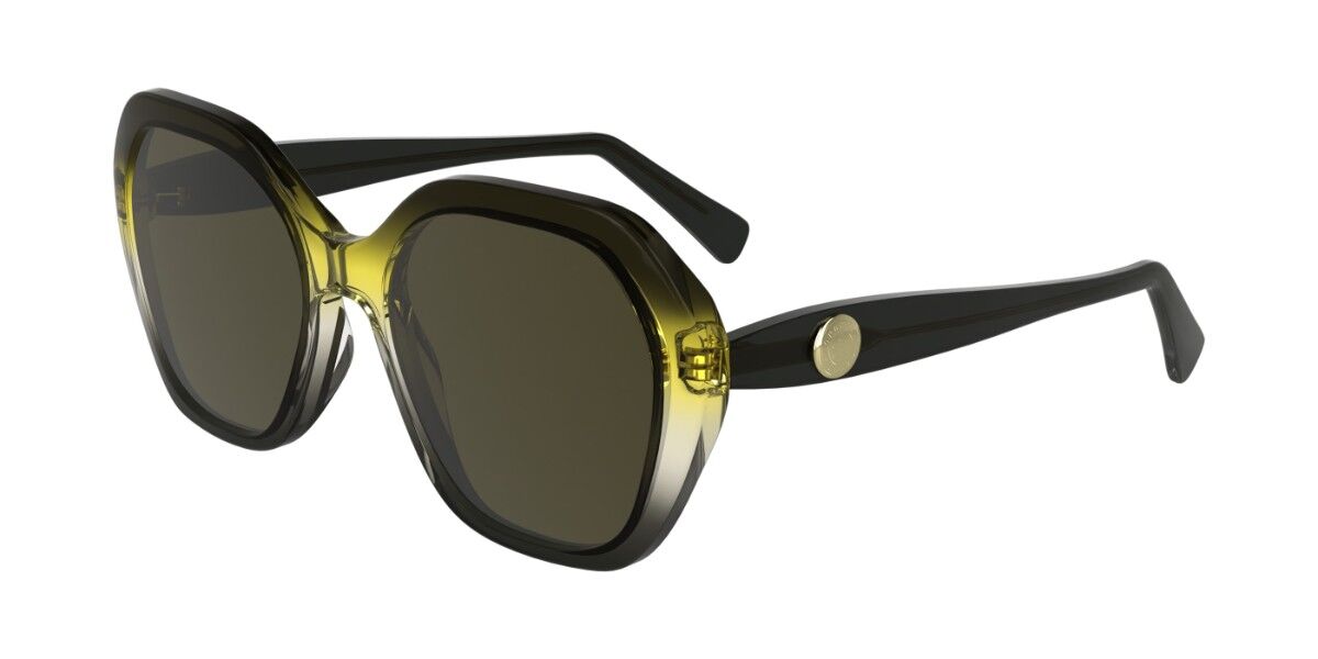 Image of Longchamp LO759S 019 54 Lunettes De Soleil Femme Jaunes FR