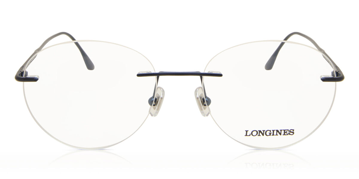 Image of Longines LG5002-H 090 Óculos de Grau Azuis Masculino PRT