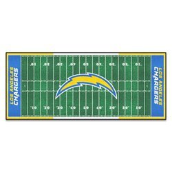 Image of Los Angeles Chargers Football Field Runner Rug