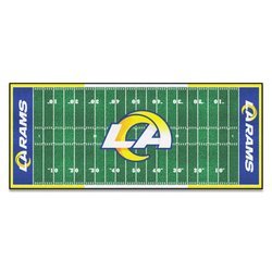 Image of Los Angeles Rams Football Field Runner Rug