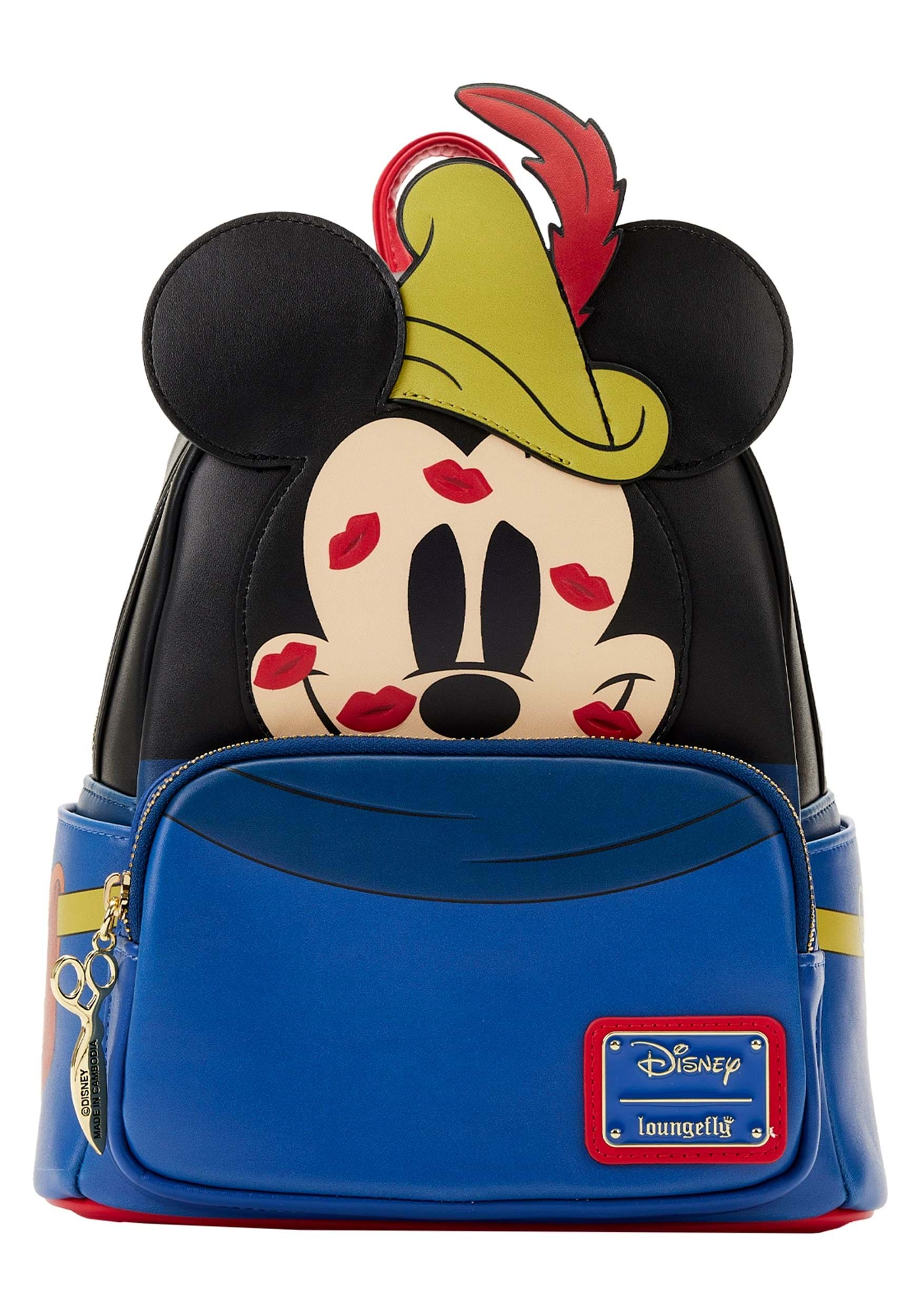 Image of Loungefly Brave Little Tailor Mickey Mouse Cosplay Loungefly Mini Backpack