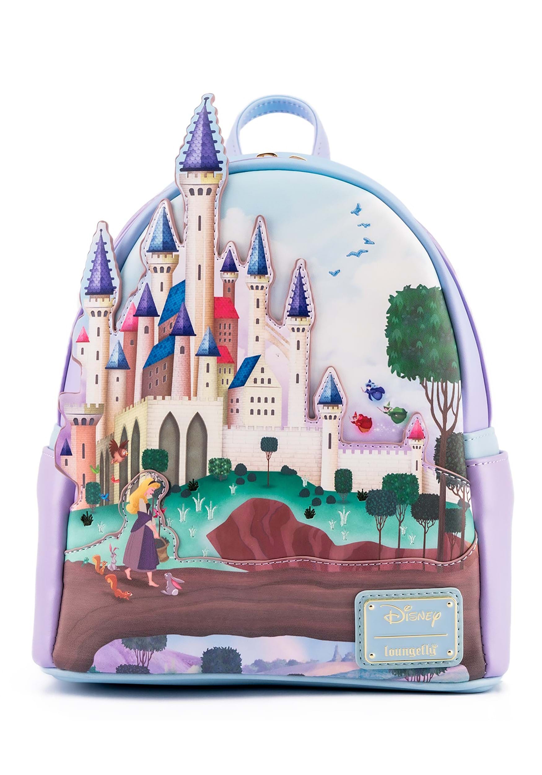 Image of Loungefly Loungefly Disney Princess Castle Series Sleeping Beauty Backpack