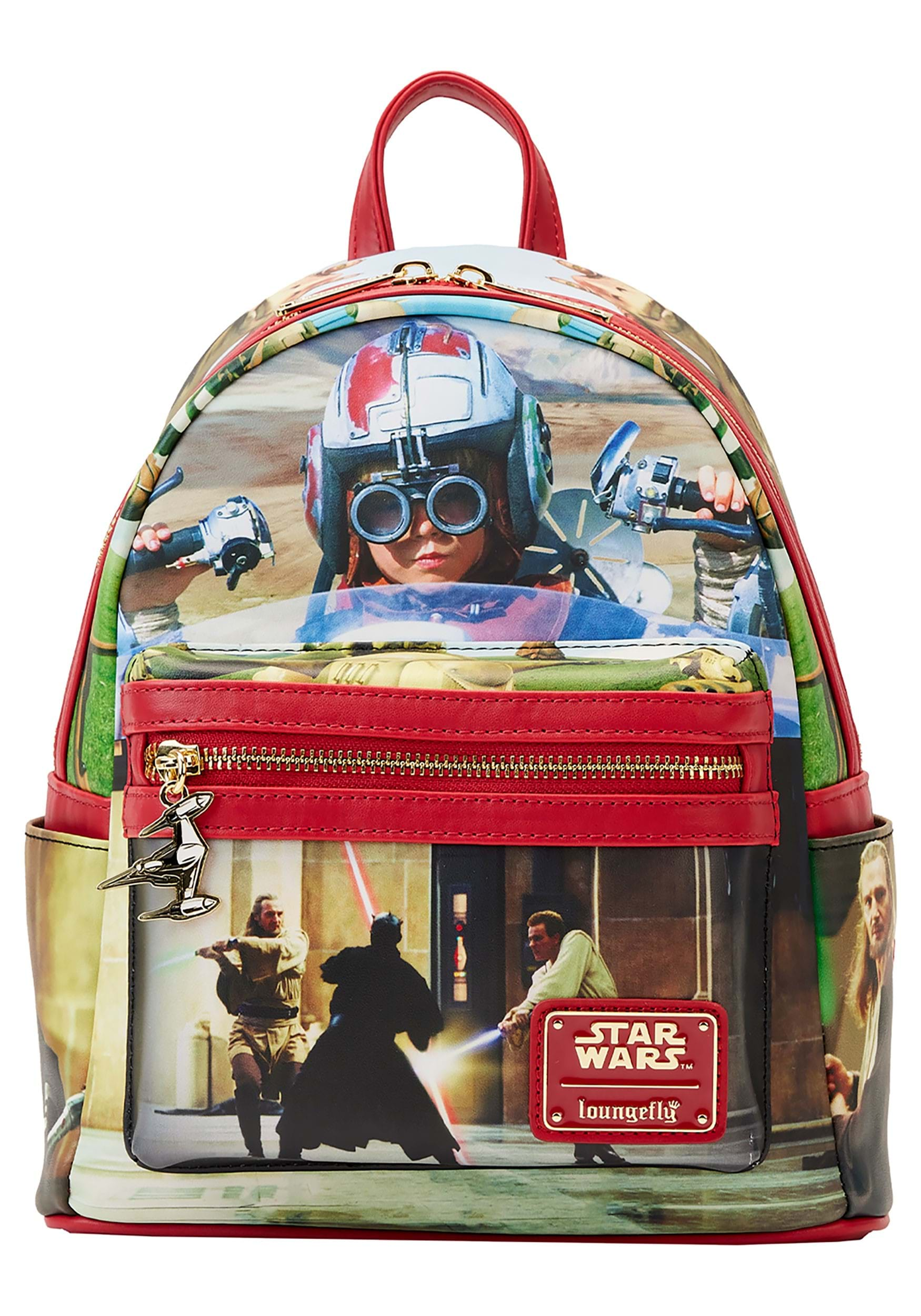 Image of Loungefly Loungefly Star Wars Scenes Phantom Menace Mini Backpack by Loungefly