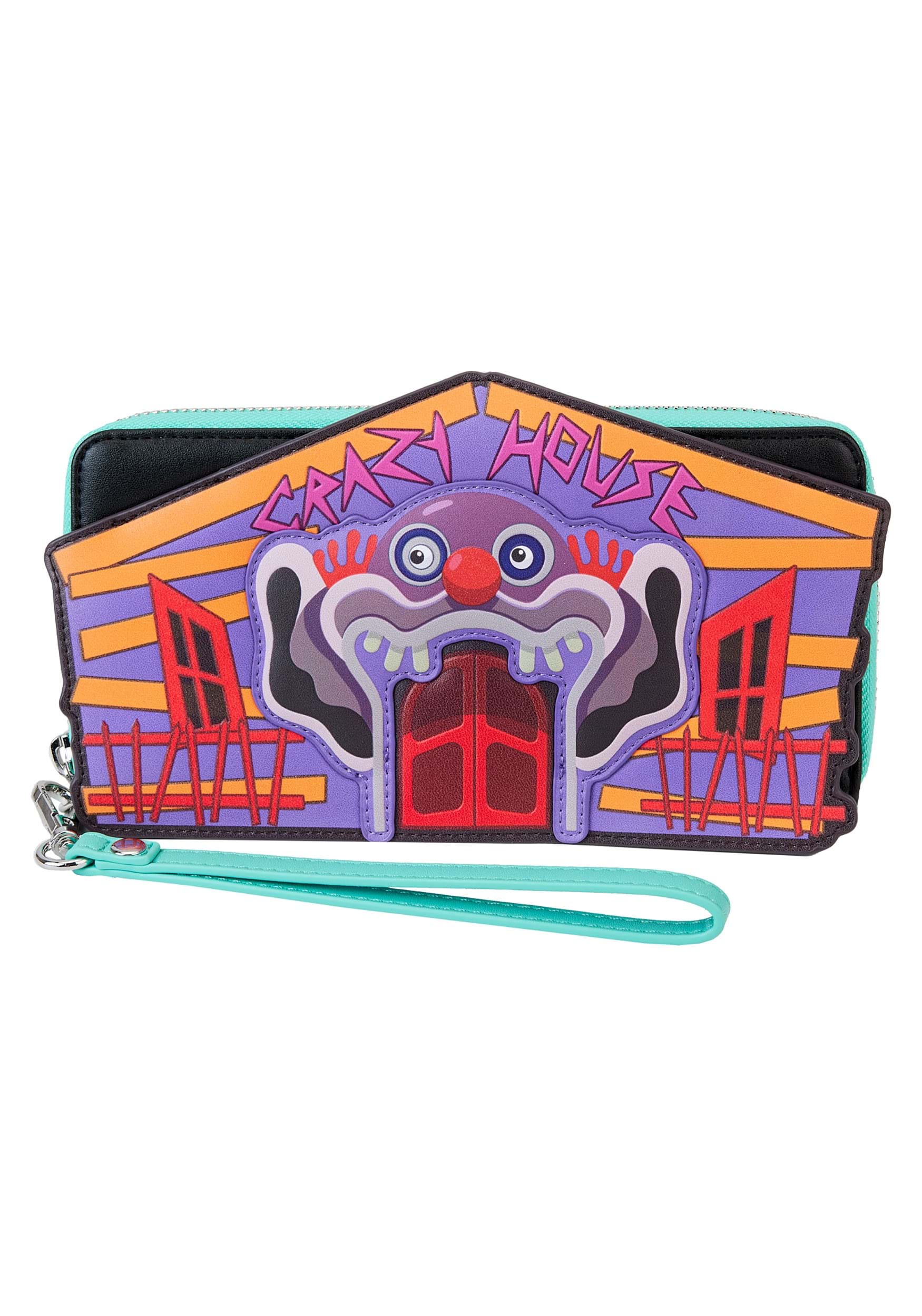 Image of Loungefly MGM Killer Klowns from Outer Space Zip Wallet | Halloween Wallets ID LFKKLWA0001-ST