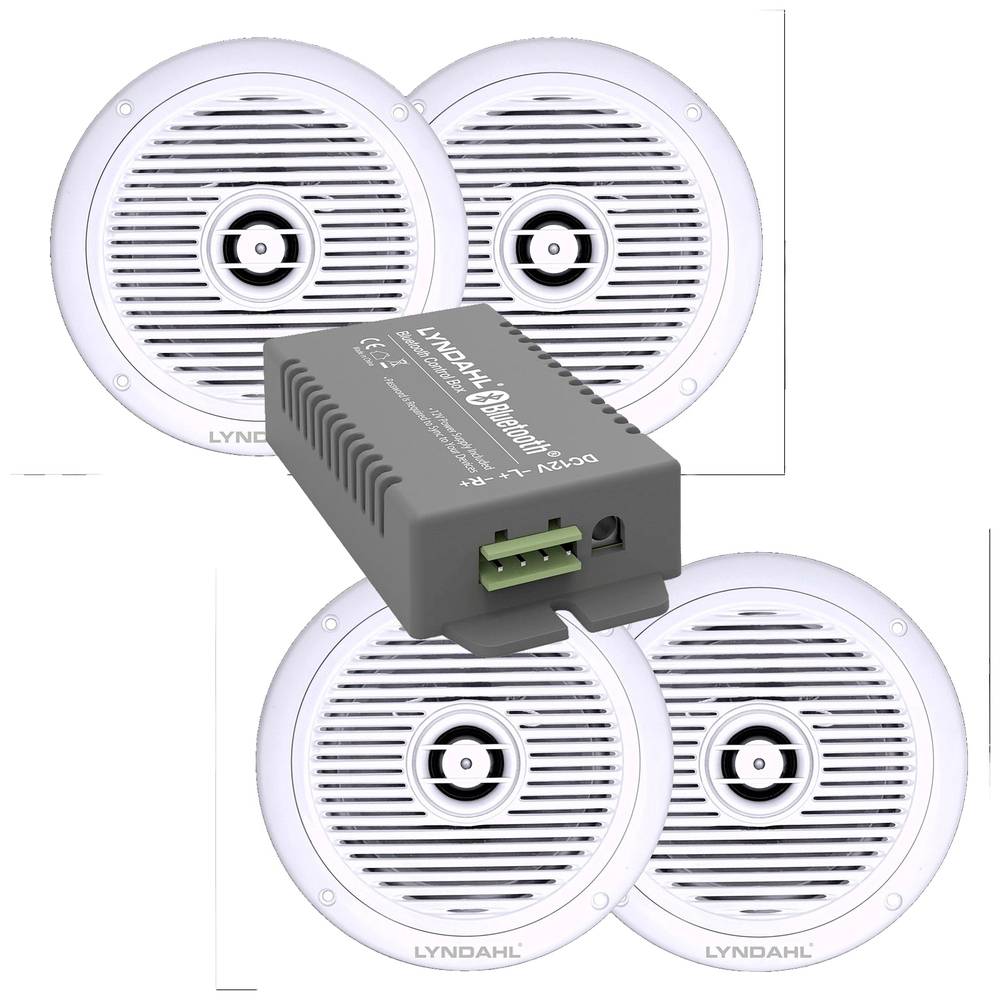 Image of Lyndahl LYNCS180IPS4 2-way flush mount speaker set 120 W 4 â¦ White 1 Set
