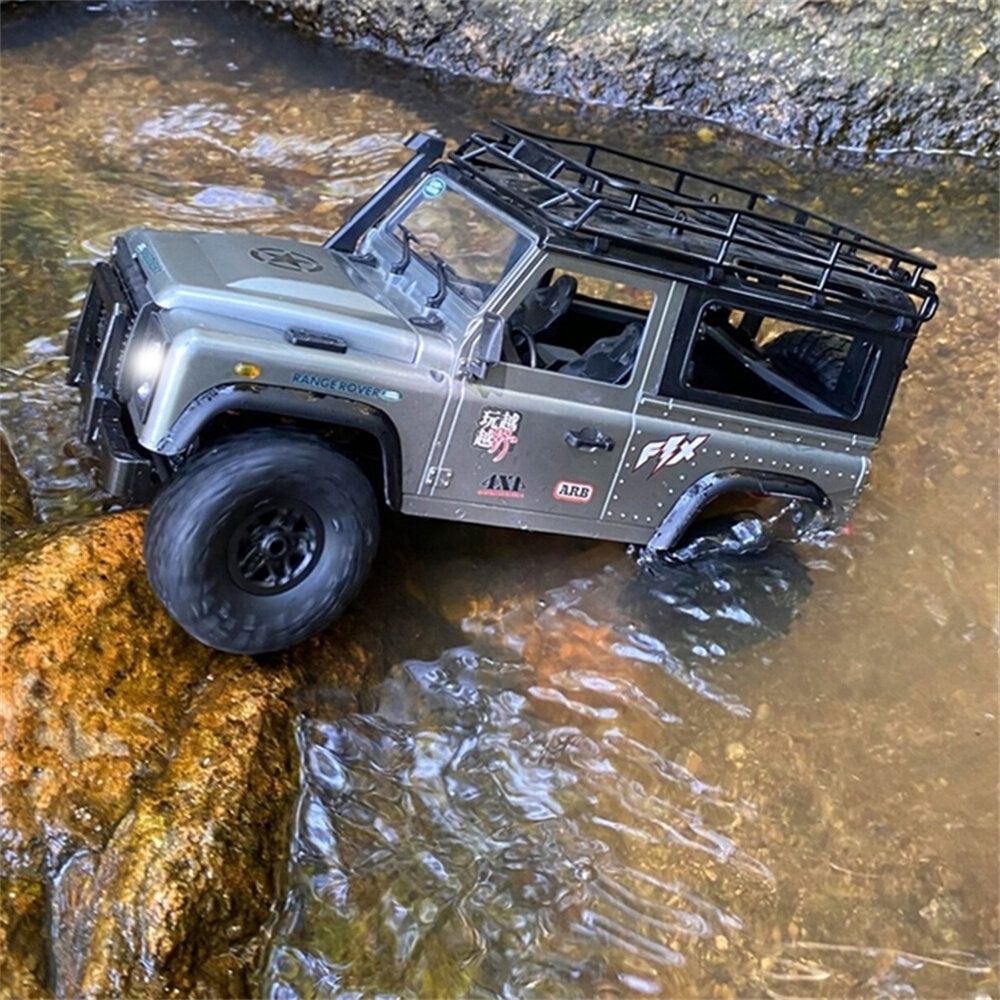 Image of MNRC MN99S Waterproof RTR 1/12 24G 4WD RC Car Driving LED Light Rock Crawler Climbing Truck Full Proportional Vehicles