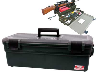 Image of MTM Case-Gard Shooting Range Box Green ID 026057360362