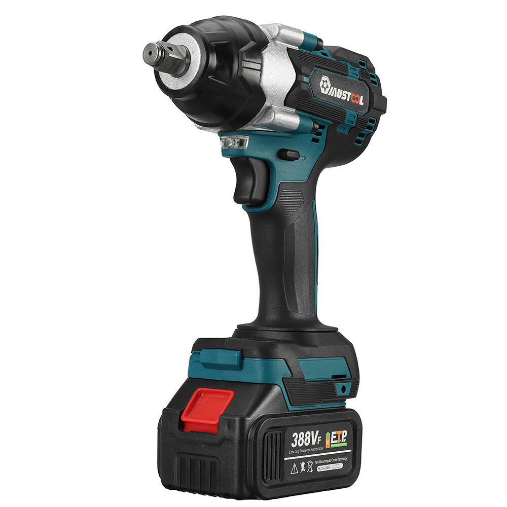 Image of MUSTOOL 388VF 1/2 Inch 800Nm Cordless Electric Wrench Power Tools For Large Truck Wheel