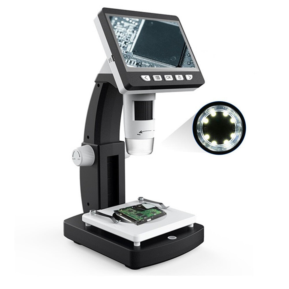 Image of MUSTOOL G710 1000X 43 inches HD 1080P Portable Desktop LCD Digital Microscope 2048*1536 Resolution Object Stage Height