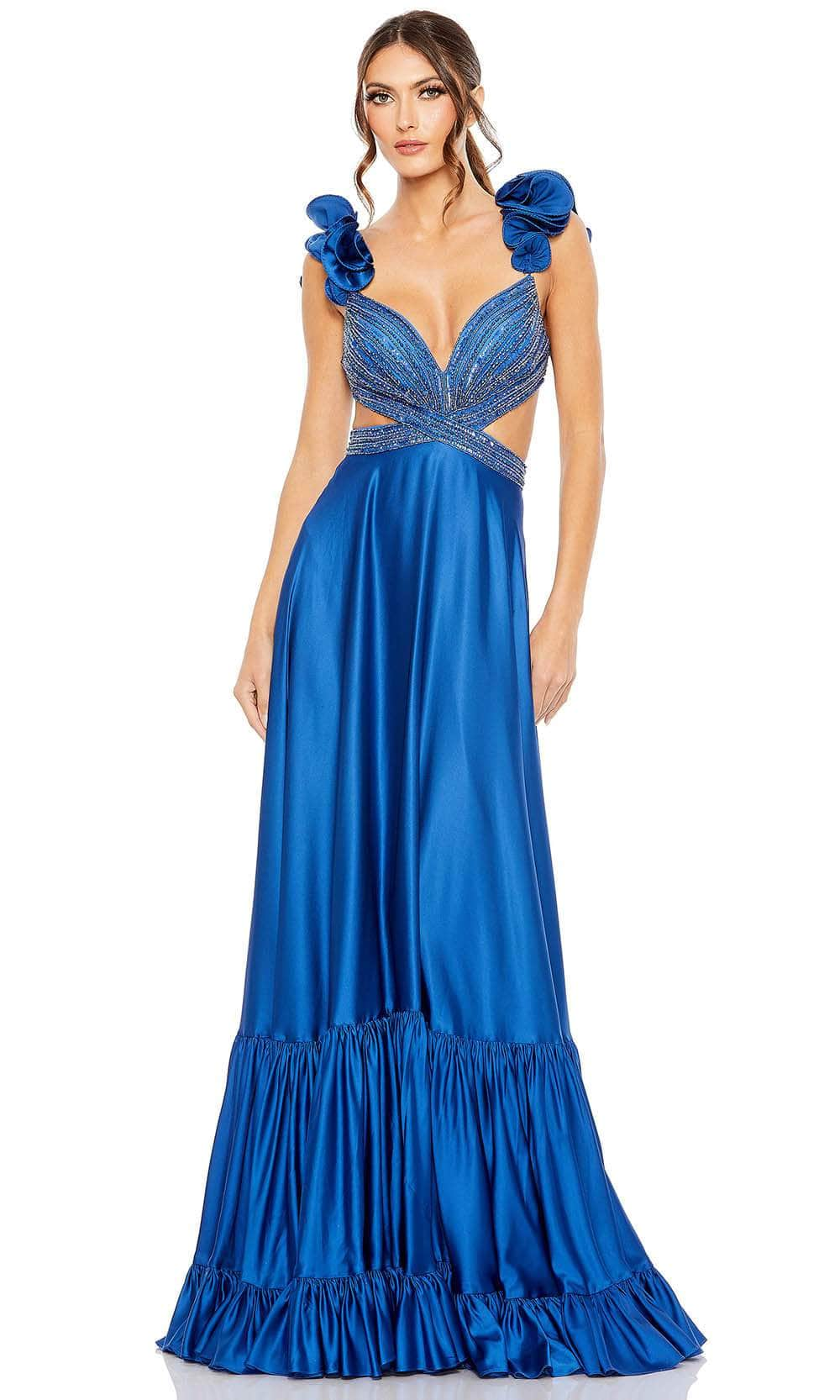 Image of Mac Duggal 50681 - Ruffled Tired Evening Dress