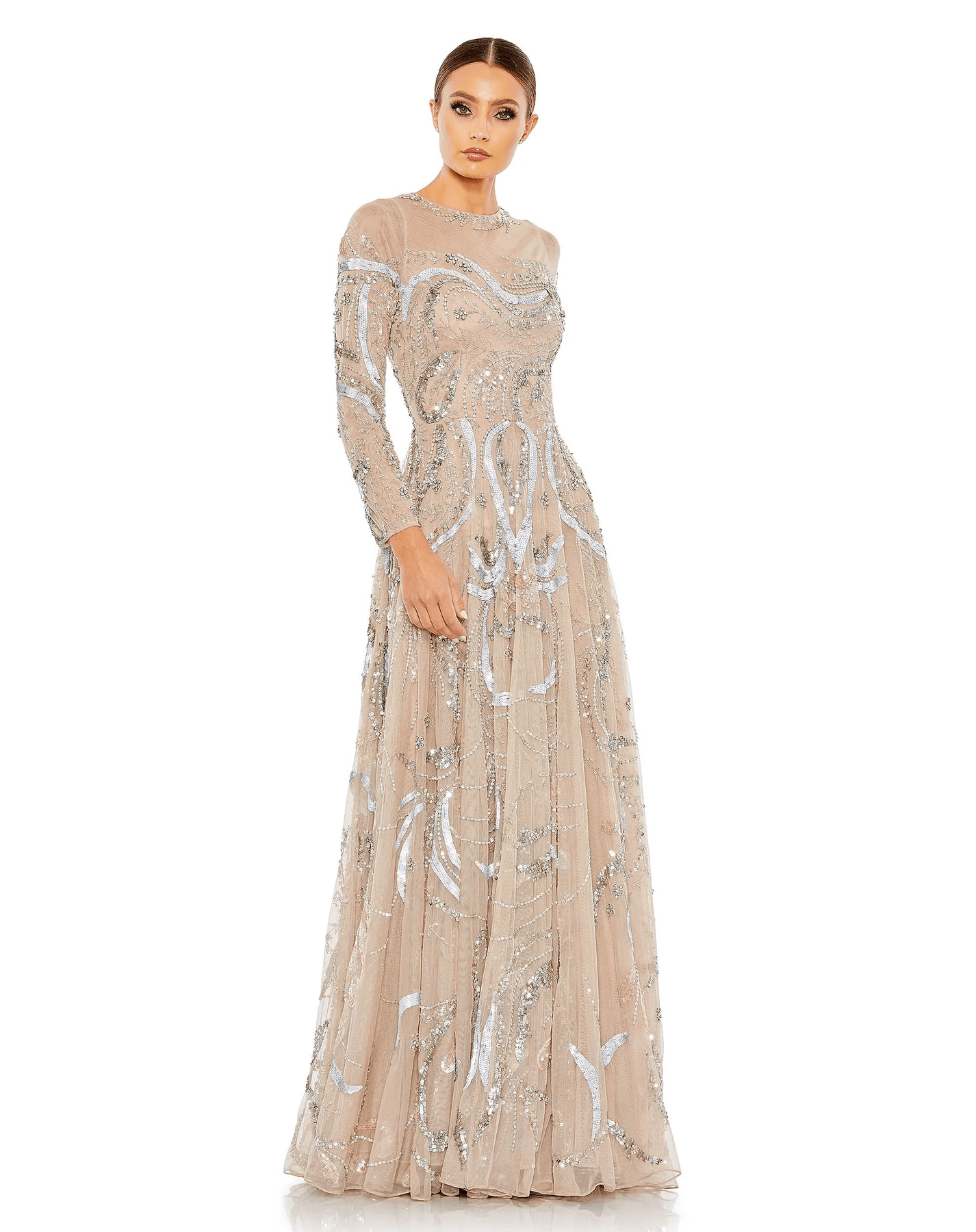 Image of Mac Duggal - 5217 Embellished A-Line Gown