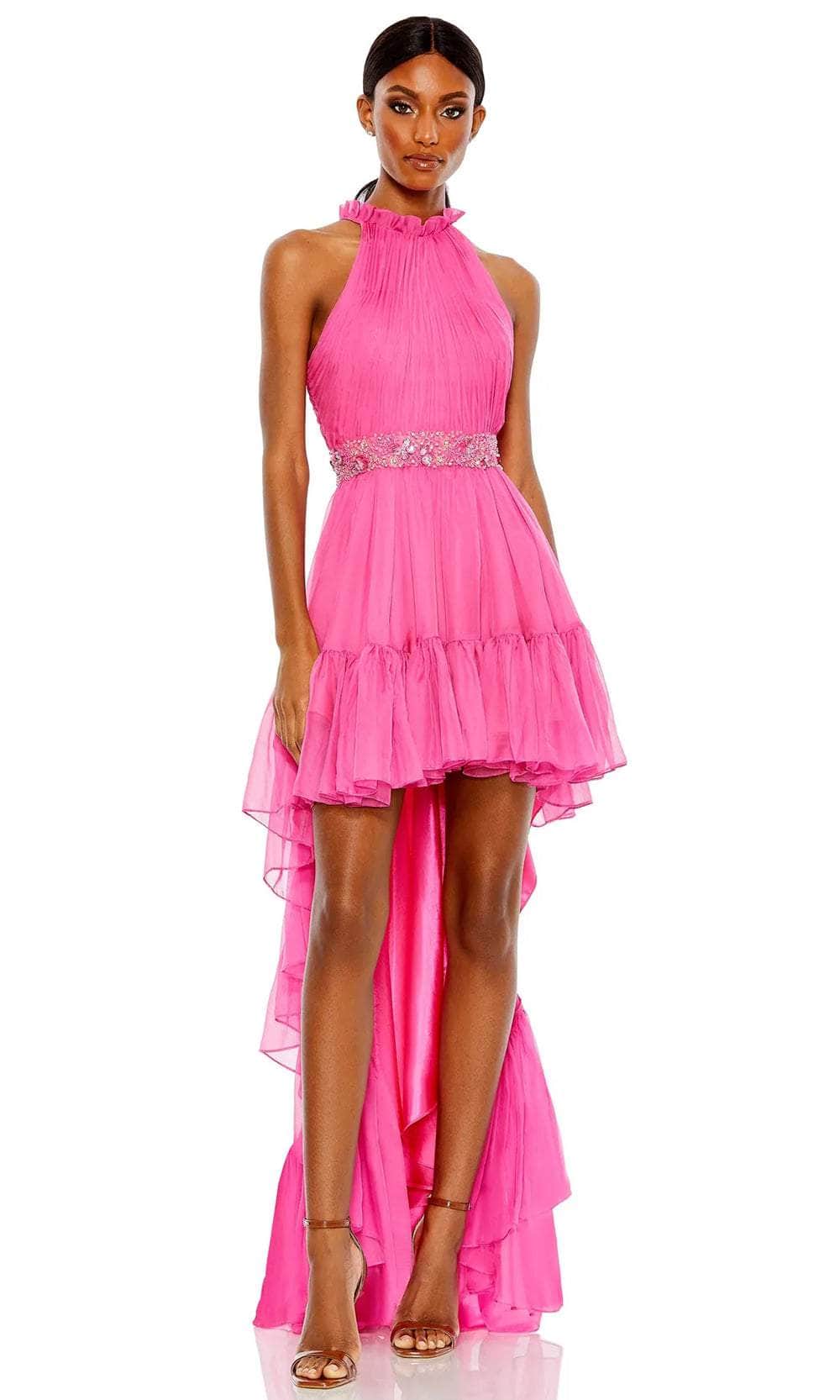 Image of Mac Duggal 68029 - High Low Sleeveless Prom Dress