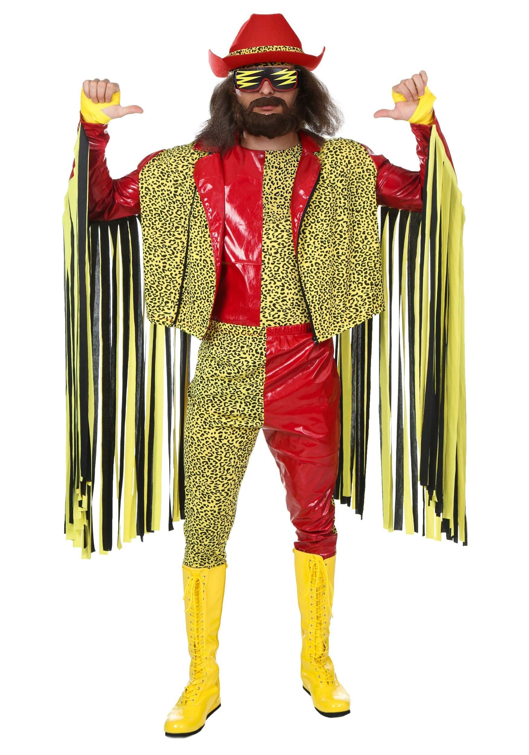 Image of Macho Man Randy Savage Costume | WWE Wrestling Costume ID FUN6101AD-L