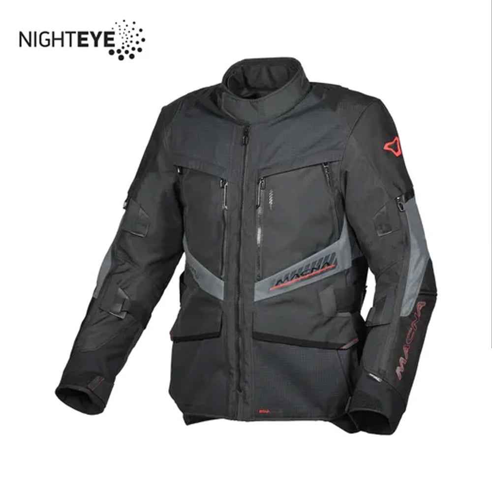 Image of Macna Domane Textile Waterproof Jacket Black Size 2XL EN