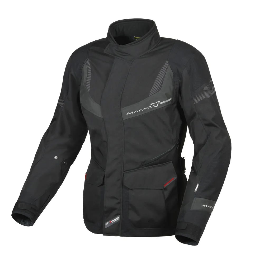 Image of Macna Rancher Textile Waterproof Jacket Lady Black Gray Size XL EN