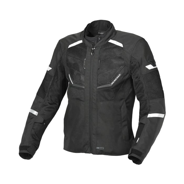 Image of Macna Tondo Textile Summer Jacket Black Size 6XL EN